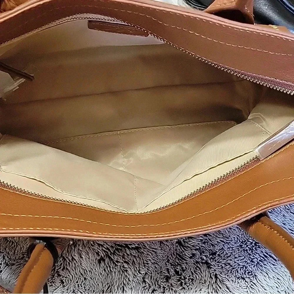 Brown satchel handbag purse - Picture 5 of 5